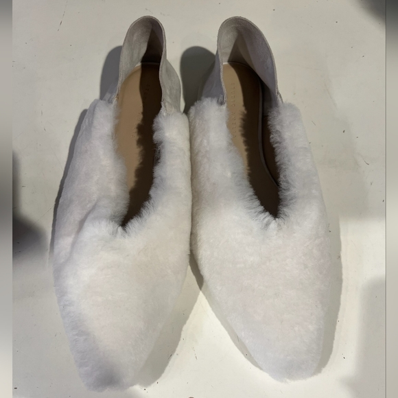 STUDIO AMELIA Shoes - Studio Amelia Babouche pointy furry slippers, New without box